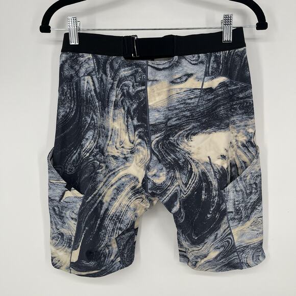Lululemon Esker Shorts Lava Print Blue Denim Multi Lululemon Lab - Picture 4 of 10